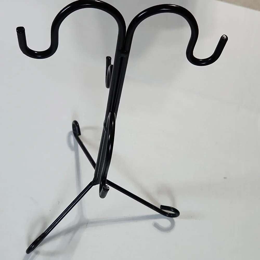 Black Coffee Mug Holder - 4 Mugs
